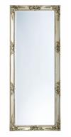 Sølv spejl facetslebet let barok ramme 60x150cm - Se Sølvspejle